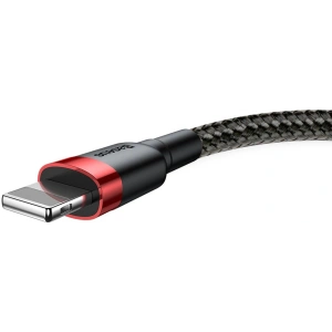 Hurtownia GSM - Kabel Baseus Cafule USB-A/Lightning QC 3.0 2A 3M czarno-czerwony - BSU4123 - {ean13} - Hurt