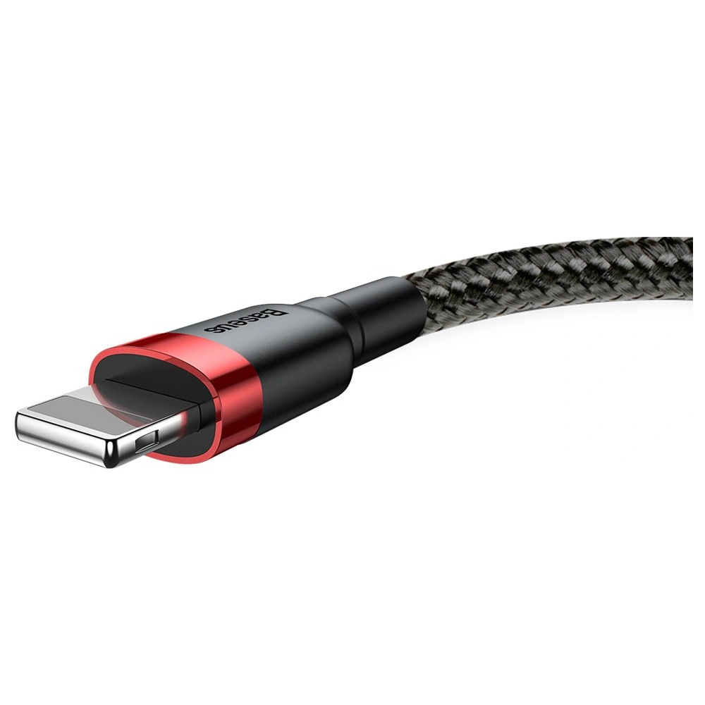 Hurtownia GSM - Kábel Baseus Cafule USB-A/Lightning QC 3.0 2A 3M fekete-piros - BSU4123 - {ean13} - Hurt
