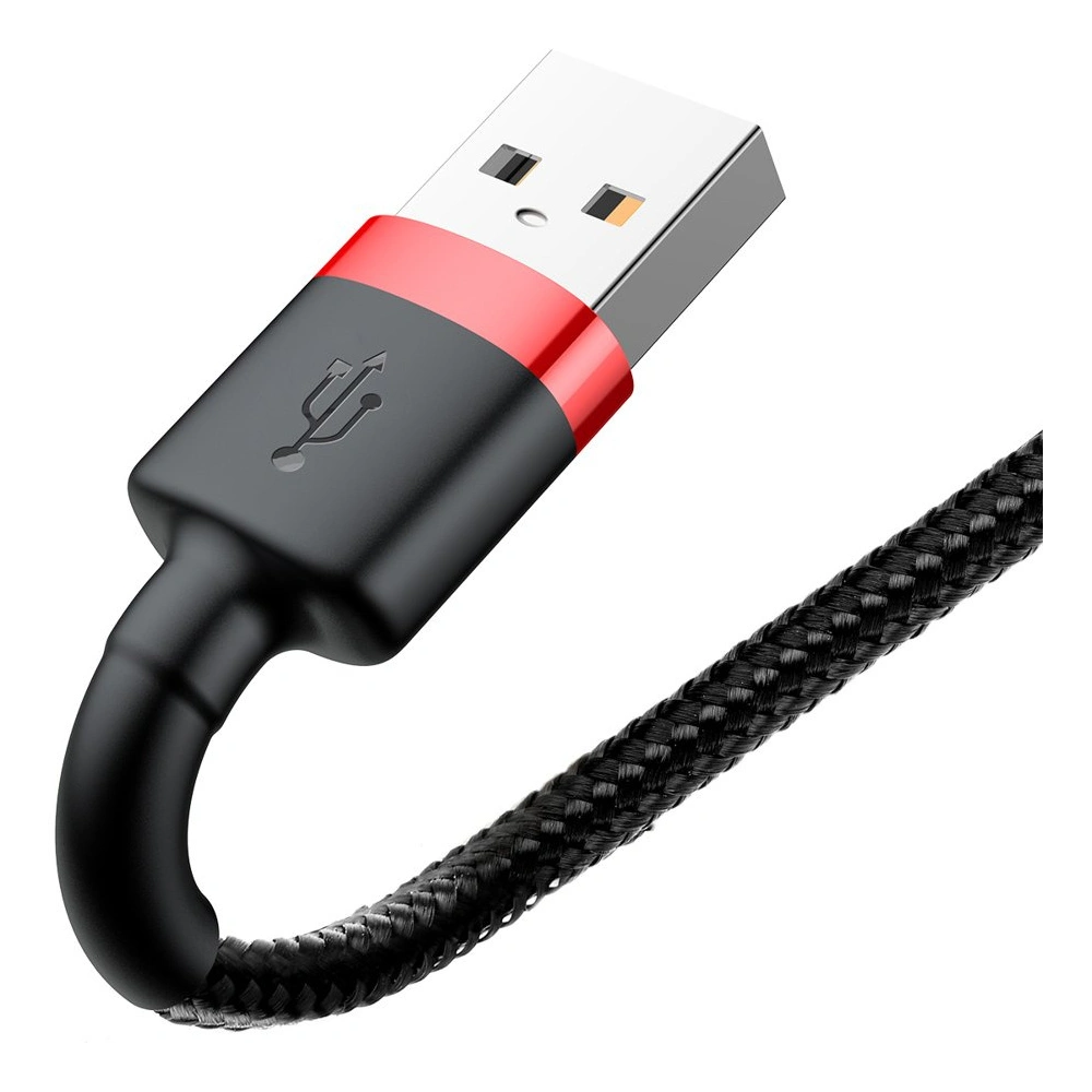 Hurtownia GSM - Kábel Baseus Cafule USB-A/Lightning QC 3.0 2A 3M fekete-piros - BSU4123 - {ean13} - Hurt