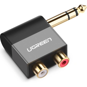 Wholesale UGREEN AV147 jack 6.35mm/2xRCA Cable black - UGR1581 - {ean13} - Hurt