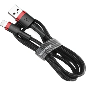 Hurtownia GSM - Kabel Baseus Cafule USB-A/Lightning QC 3.0 2A 3M czarno-czerwony - BSU4123 - {ean13} - Hurt