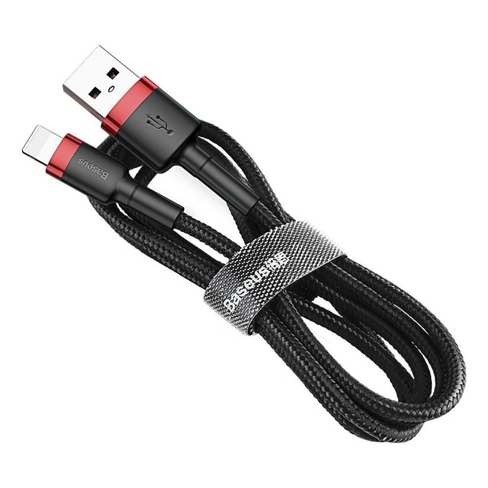 Hurtownia GSM - Kábel Baseus Cafule USB-A/Lightning QC 3.0 2A 3M fekete-piros - BSU4123 - {ean13} - Hurt