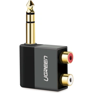Wholesale UGREEN AV147 jack 6.35mm/2xRCA Cable black - UGR1581 - {ean13} - Hurt