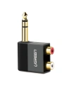 Hurtownia GSM - Kabel audio UGREEN AV147 jack 6.35mm/2xRCA czarny - UGR1581 - {ean13} - Hurt