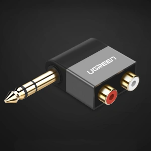 Wholesale UGREEN AV147 jack 6.35mm/2xRCA Cable black - UGR1581 - {ean13} - Hurt