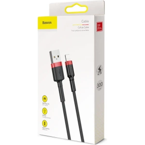 Hurtownia GSM - Kabel Baseus Cafule USB-A/Lightning QC 3.0 2A 3M czarno-czerwony - BSU4123 - {ean13} - Hurt