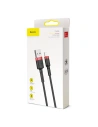 Hurtownia GSM - Kábel Baseus Cafule USB-A/Lightning QC 3.0 2A 3M fekete-piros - BSU4123 - {ean13} - Hurt