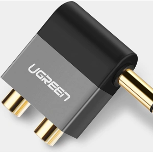 Wholesale UGREEN AV147 jack 6.35mm/2xRCA Cable black - UGR1581 - {ean13} - Hurt