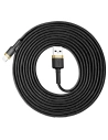 Kábel Baseus Cafule USB-A/Lightning QC 3.0 2A 3M fekete-arany