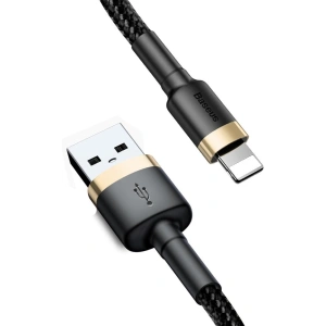 Hurtownia GSM - Kabel Baseus Cafule USB-A/Lightning QC 3.0 2A 3M czarno-złoty - BSU4124 - {ean13} - Hurt