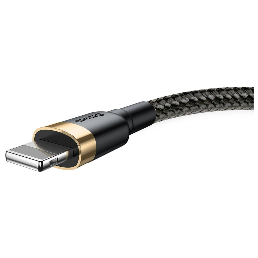 Hurtownia GSM - Kábel Baseus Cafule USB-A/Lightning QC 3.0 2A 3M fekete-arany - BSU4124 - {ean13} - Hurt