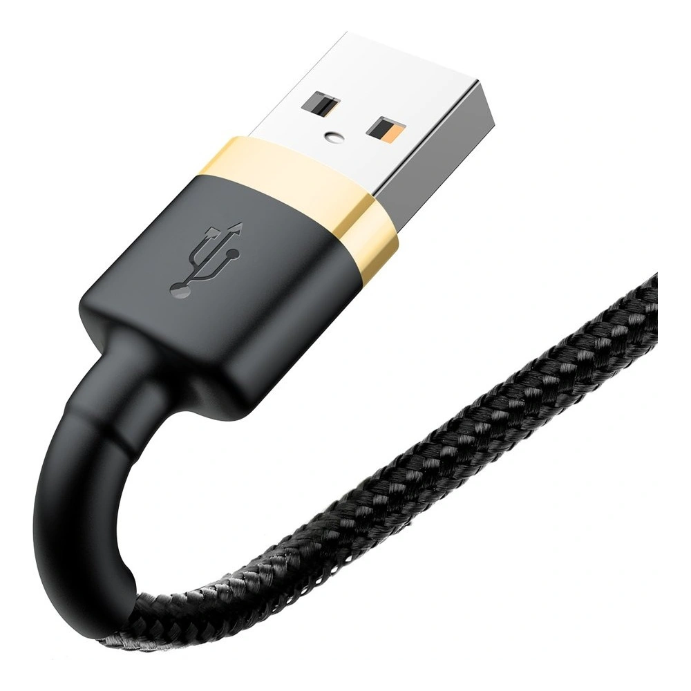Hurtownia GSM - Kábel Baseus Cafule USB-A/Lightning QC 3.0 2A 3M fekete-arany - BSU4124 - {ean13} - Hurt