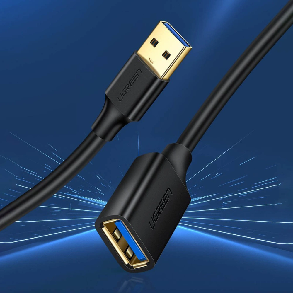 Hurtownia GSM - UGREEN US129 USB-A/USB-A 3.0 5Gb/s hosszabbító kábel 0.5m fekete - UGR1582 - {ean13} - Hurt