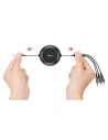 Wholesale Baseus Golden Loop 3in1 USB-A/microUSB - Lightning - USB-C Cable 3.5A 35cm-120cm black - BSU4125 - {ean13} - Hurt