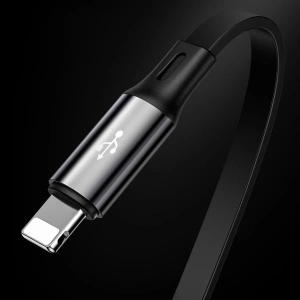 Hurtownia GSM - Kibővíthető kábel Baseus Golden Loop 3w1 USB-A/microUSB - Lightning - USB-C 3.5A 35cm-120cm fekete - BSU4125 - {ean13} - Hurt