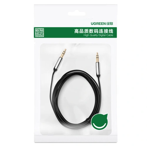 Kabel audio UGREEN AV119 AUX mini jack 3,5mm 1m czarny