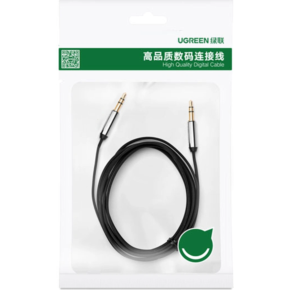 Hurtownia GSM - Kabel audio UGREEN AV119 AUX mini jack 3,5mm 1m czarny - UGR1583 - {ean13} - Hurt