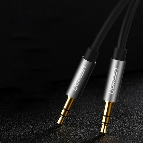 Kabel audio UGREEN AV119 AUX mini jack 3,5mm 1m czarny