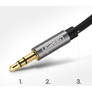Hurtownia GSM - UGREEN AV119 AUX 3,5 mm mini jack audio kábel 1m fekete - UGR1583 - {ean13} - Hurt