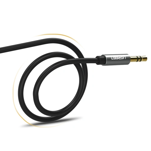 Kabel audio UGREEN AV119 AUX mini jack 3,5mm 1m czarny