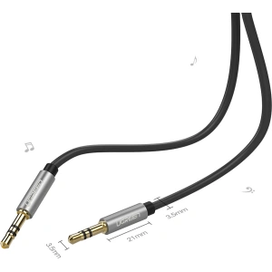 Hurtownia GSM - UGREEN AV119 AUX 3,5 mm mini jack audio kábel 1m fekete - UGR1583 - {ean13} - Hurt