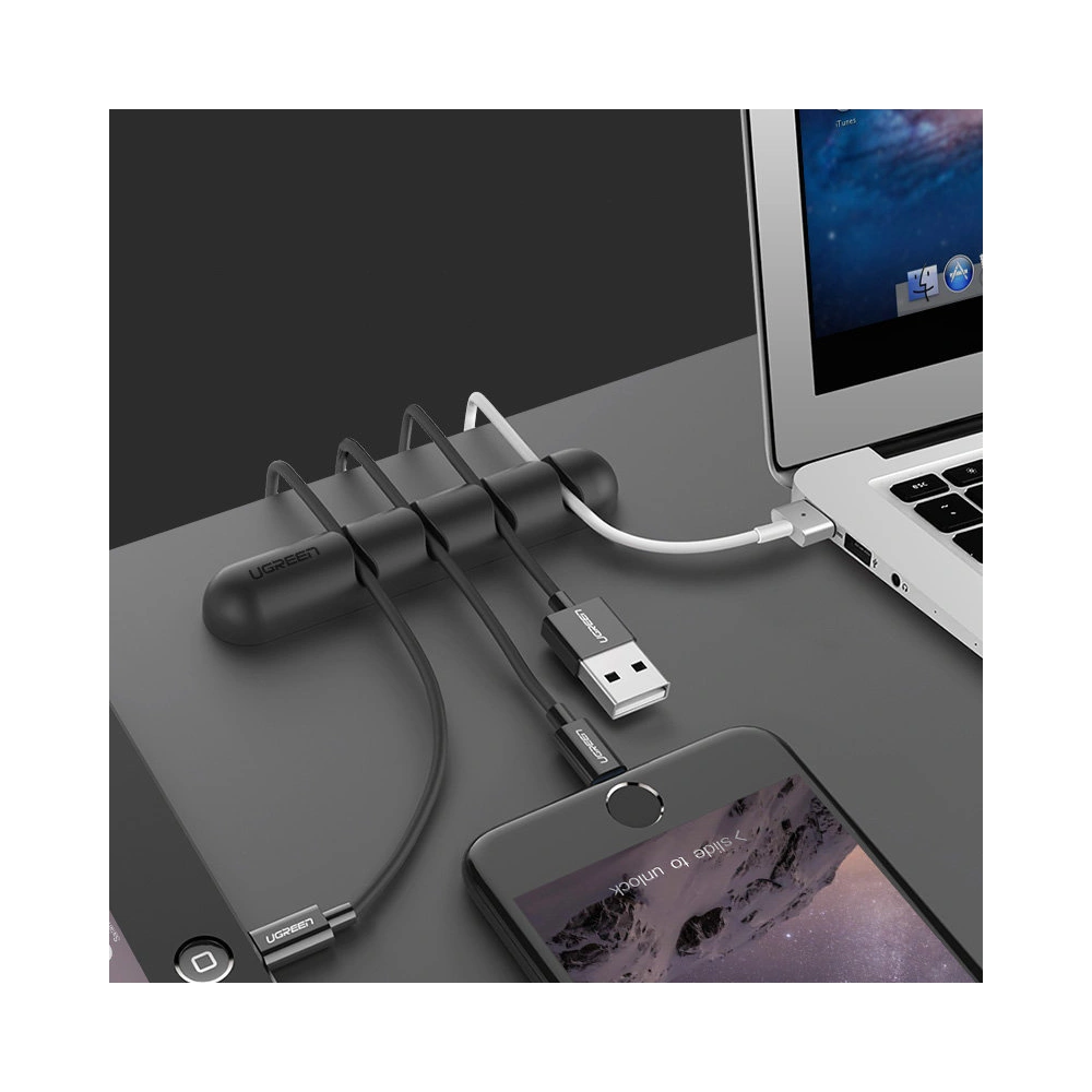 Wholesale UGREEN LP114 Cable organizer 4 slots black - UGR1584 - {ean13} - Hurt