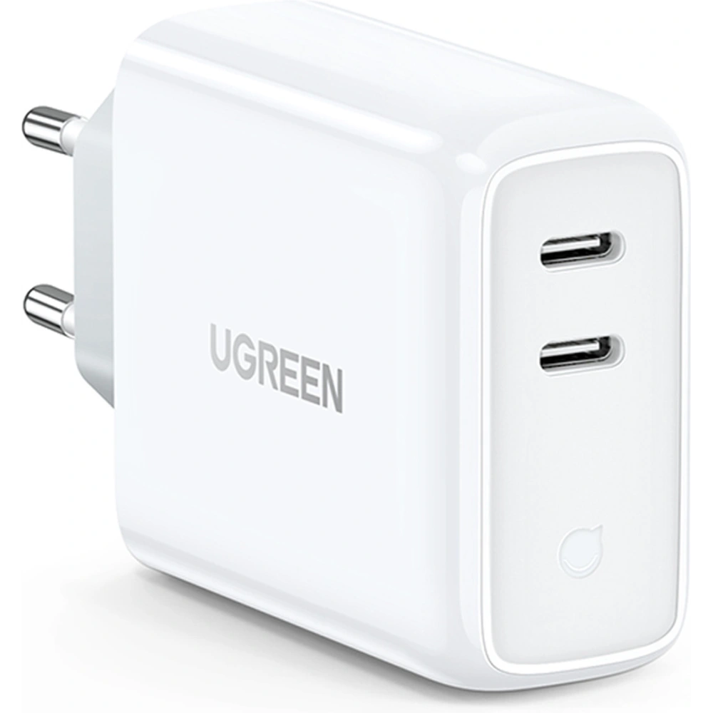 Hurtownia GSM - UGREEN CD199 hálózati töltő 2xUSB-C 36W PD fehér - UGR1585 - {ean13} - Hurt