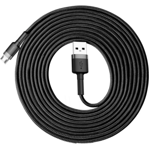 Hurtownia GSM - Kabel Baseus Cafule USB-A/microUSB 2A 3M schwarz-grau - BSU4126 - {ean13} - Hurt
