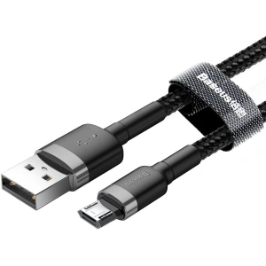 Wholesale Baseus Cafule USB-A/microUSB Cable 2A 3M black-gray - BSU4126 - {ean13} - Hurt