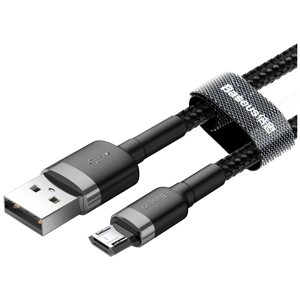 Hurtownia GSM - Kábel Baseus Cafule USB-A/microUSB 2A 3M fekete-szürke - BSU4126 - {ean13} - Hurt