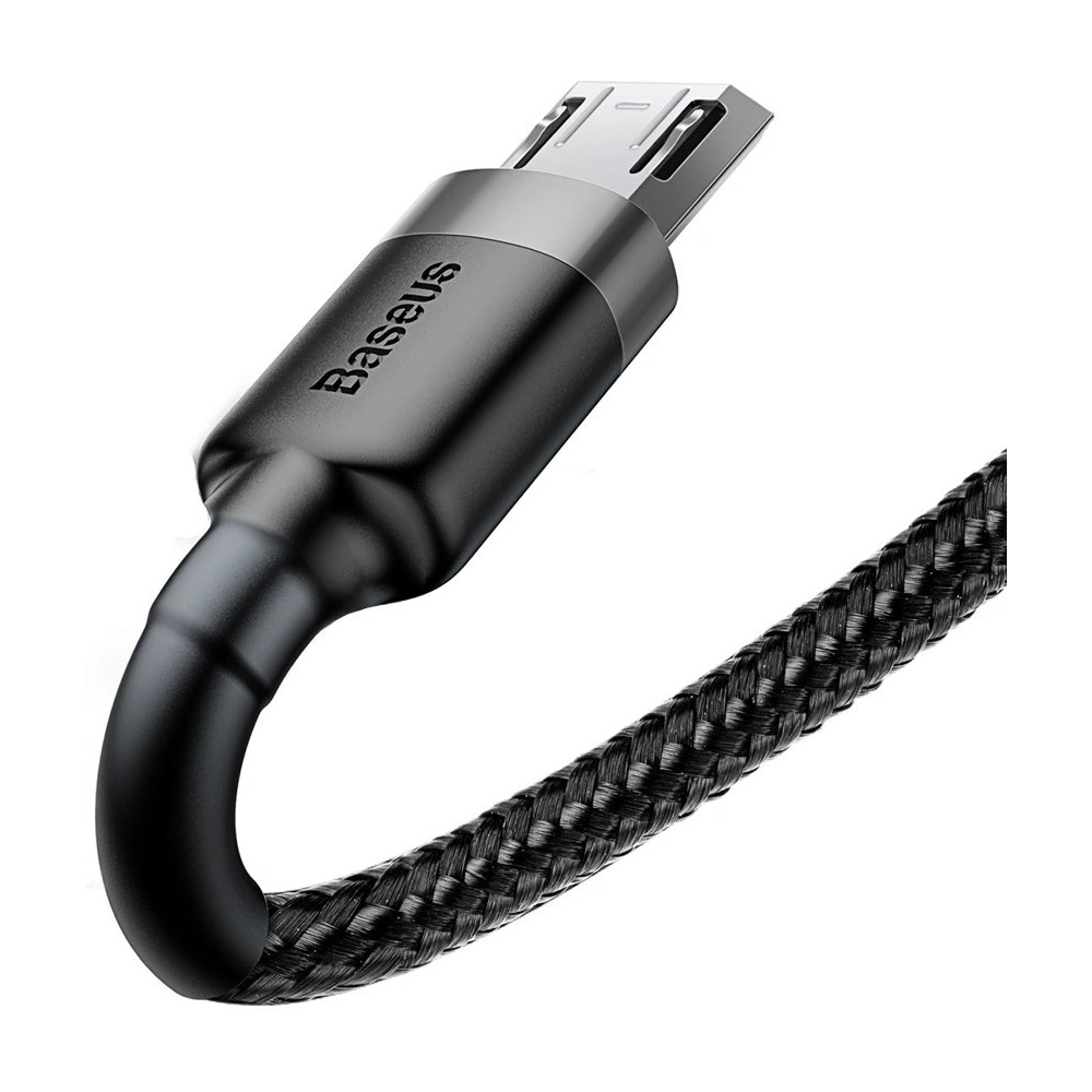 Hurtownia GSM - Kábel Baseus Cafule USB-A/microUSB 2A 3M fekete-szürke - BSU4126 - {ean13} - Hurt