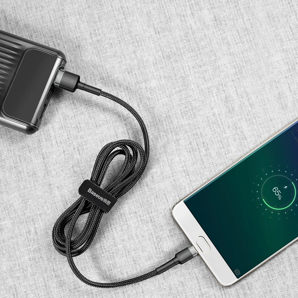 Hurtownia GSM - Kábel Baseus Cafule USB-A/microUSB 2A 3M fekete-szürke - BSU4126 - {ean13} - Hurt