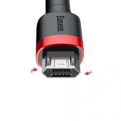 Kabel Baseus Cafule USB-A/microUSB 2A 3M czarno-szary