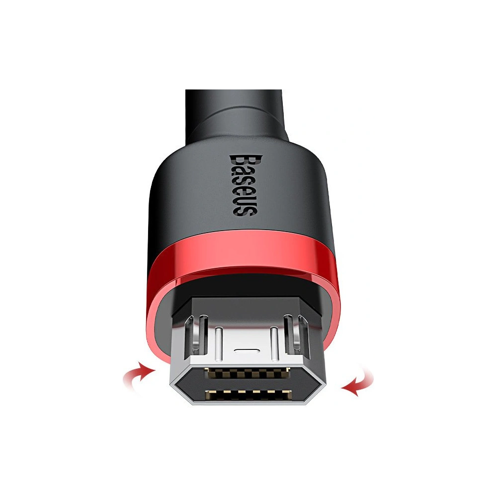 Hurtownia GSM - Kábel Baseus Cafule USB-A/microUSB 2A 3M fekete-szürke - BSU4126 - {ean13} - Hurt