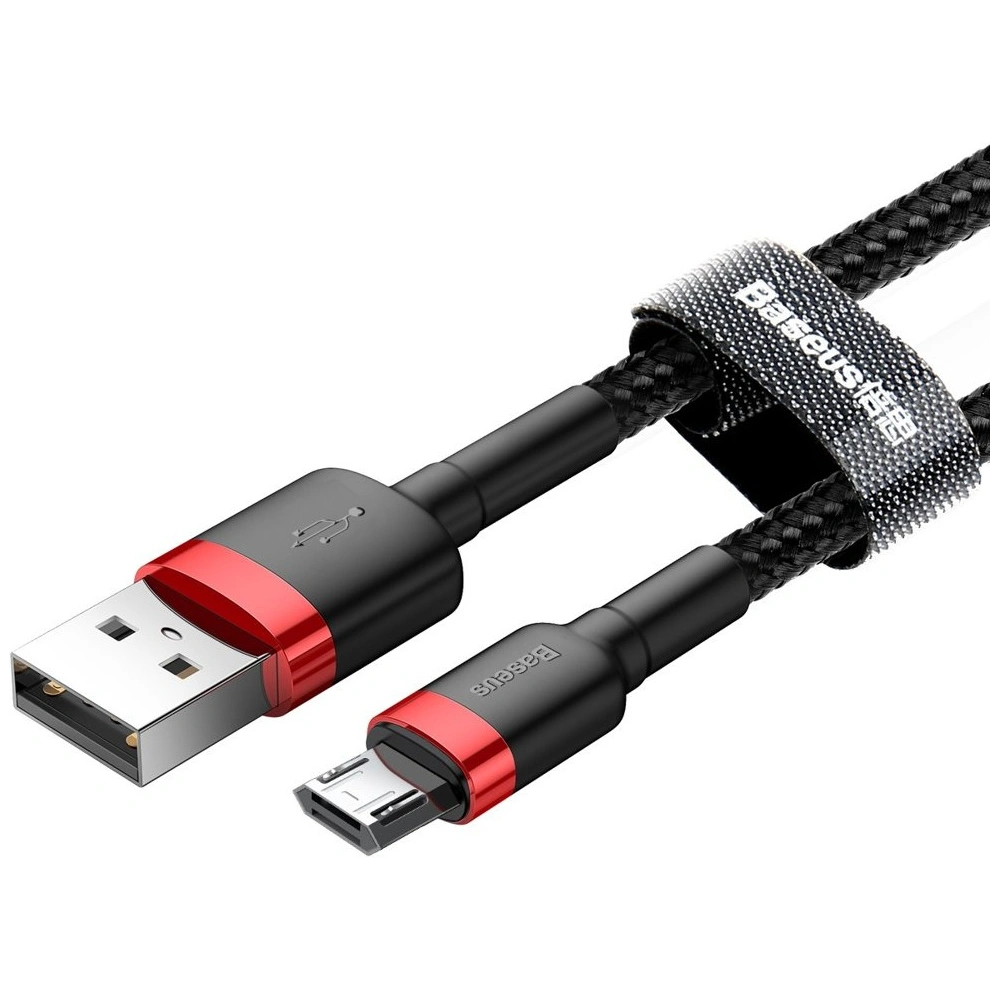 Hurtownia GSM - Kabel Baseus Cafule USB-A/microUSB 2A 3M černo-červený - BSU4127 - {ean13} - Hurt
