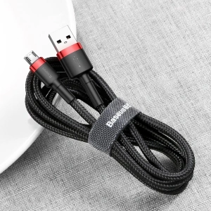 Wholesale Baseus Cafule USB-A/microUSB Cable 2A 3M black-red - BSU4127 - {ean13} - Hurt