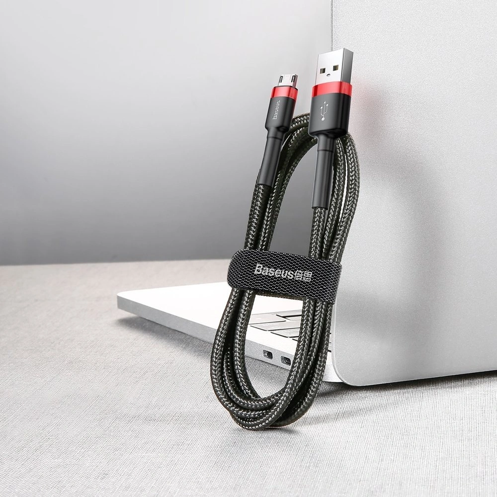 Wholesale Baseus Cafule USB-A/microUSB Cable 2A 3M black-red - BSU4127 - {ean13} - Hurt