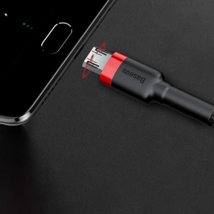 Wholesale Baseus Cafule USB-A/microUSB Cable 2A 3M black-red - BSU4127 - {ean13} - Hurt
