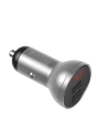 Hurtownia GSM - Autós töltő Baseus 2x USB 4,8A 24W LCD ezüst - BSU4128 - {ean13} - Hurt