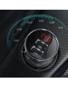 Hurtownia GSM - Încărcător auto Baseus 2x USB 4,8A 24W LCD argintiu - BSU4128 - {ean13} - Hurt