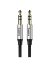 Kabel audio Baseus Yiven mini jack 3,5mm AUX 1m (czarno-srebrny)