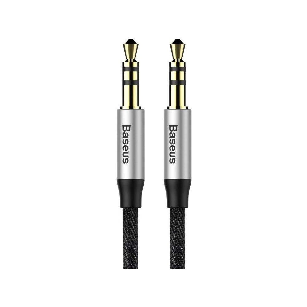 Hurtownia GSM - Cablul audio Baseus Yiven mini jack 3,5mm AUX 1m (negru-argintiu) - BSU4130 - {ean13} - Hurt