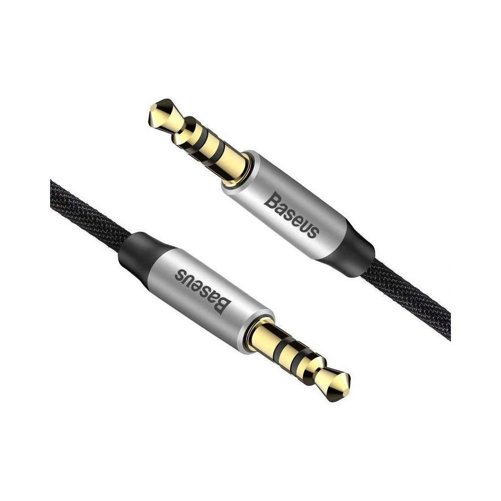 Hurtownia GSM - Cablul audio Baseus Yiven mini jack 3,5mm AUX 1m (negru-argintiu) - BSU4130 - {ean13} - Hurt