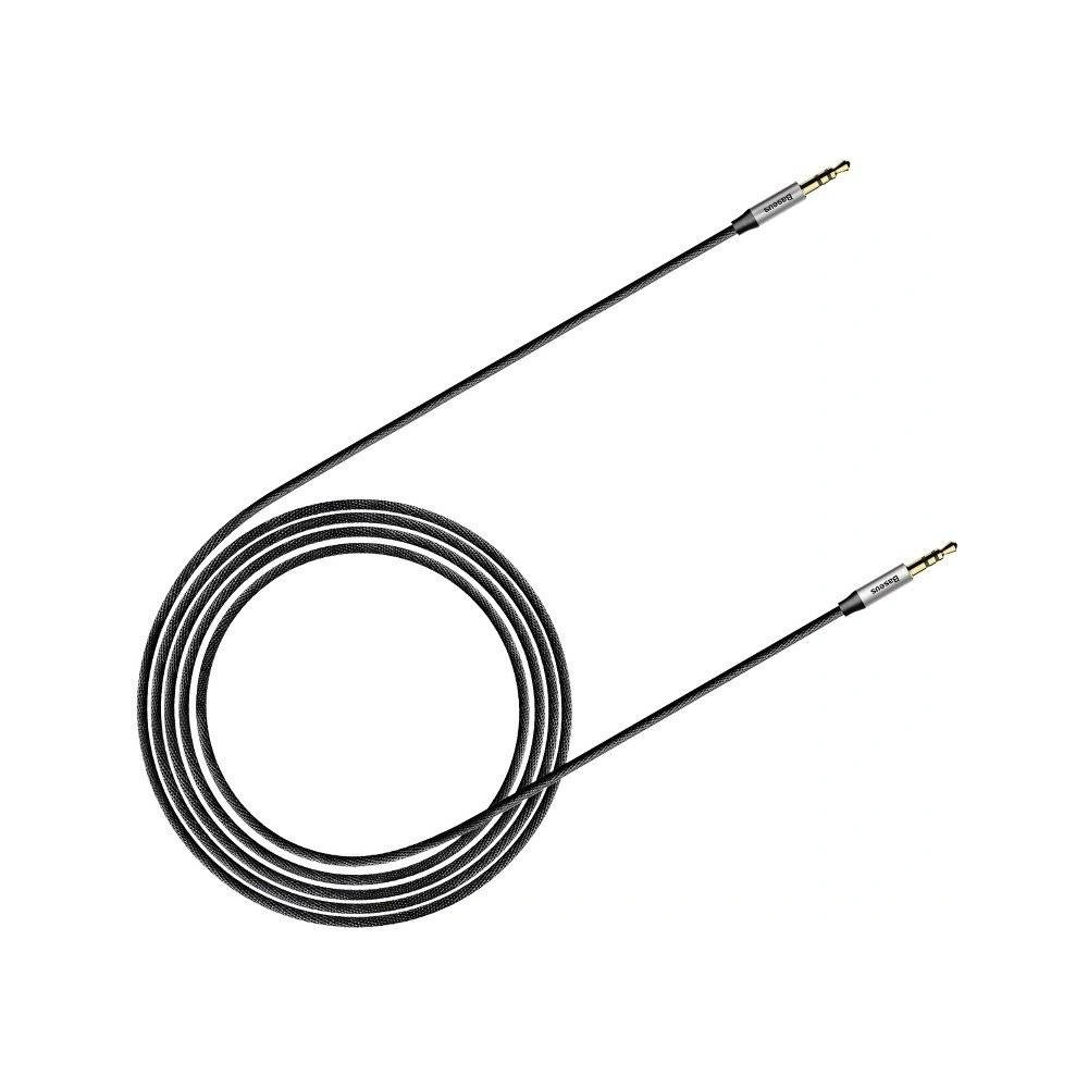 Hurtownia GSM - Cablul audio Baseus Yiven mini jack 3,5mm AUX 1m (negru-argintiu) - BSU4130 - {ean13} - Hurt