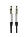 Hurtownia GSM - Cablul audio Baseus Yiven mini jack 3,5mm AUX 1m (negru-argintiu) - BSU4130 - {ean13} - Hurt