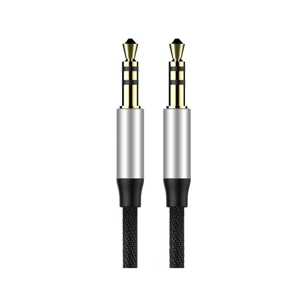 Hurtownia GSM - Cablul audio Baseus Yiven mini jack 3,5mm AUX 1m (negru-argintiu) - BSU4130 - {ean13} - Hurt