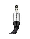 Hurtownia GSM - Cablul audio Baseus Yiven mini jack 3,5mm AUX 1m (negru-argintiu) - BSU4130 - {ean13} - Hurt
