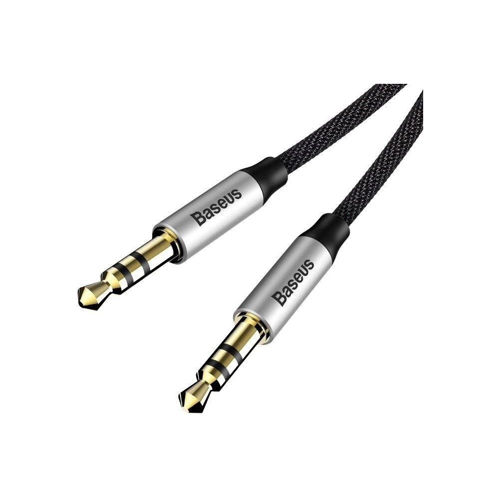 Hurtownia GSM - Cablul audio Baseus Yiven mini jack 3,5mm AUX 1m (negru-argintiu) - BSU4130 - {ean13} - Hurt