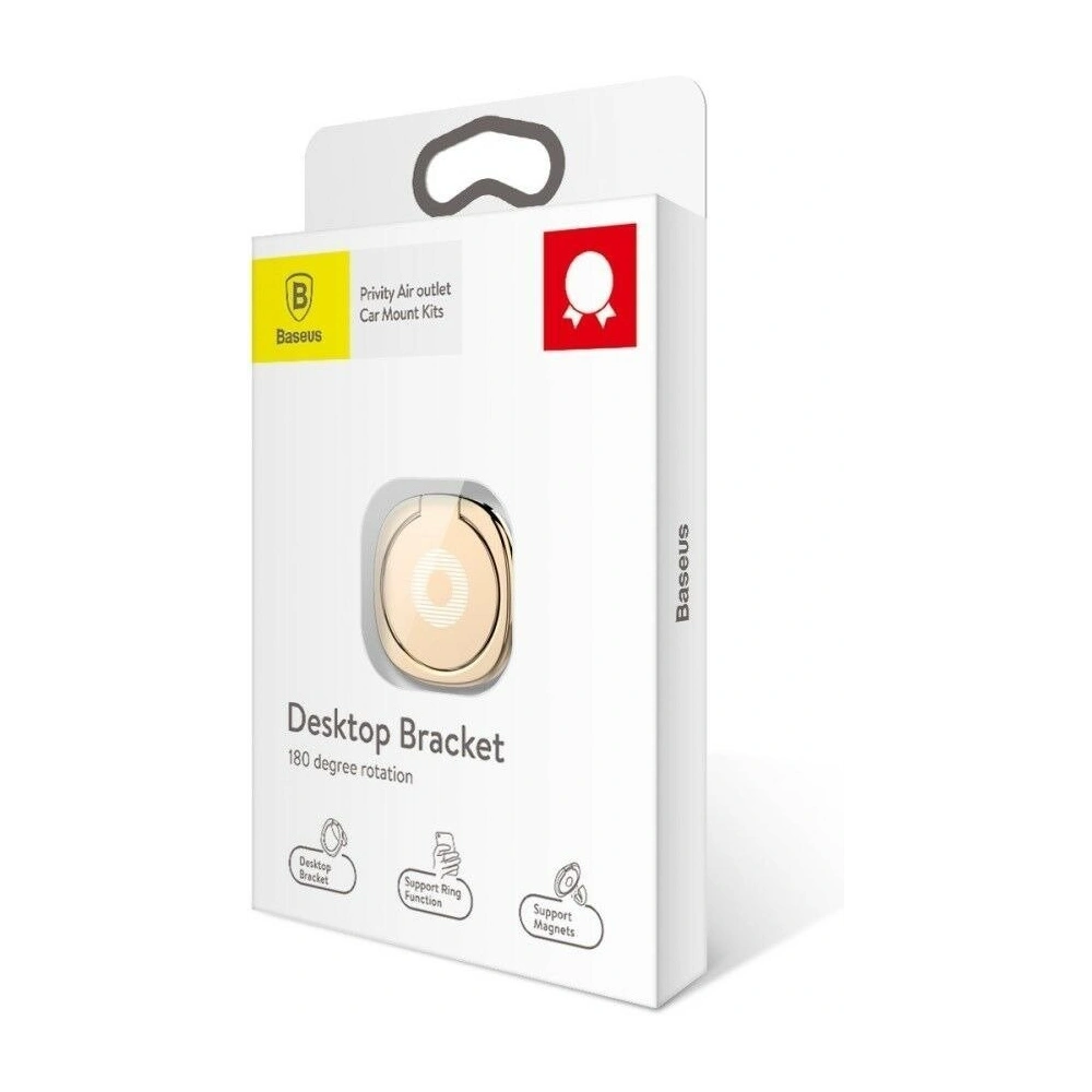 Hurtownia GSM - Uchwyt pe telefon Baseus Privity, suport pentru telefon (auriu) - BSU4137 - {ean13} - Hurt