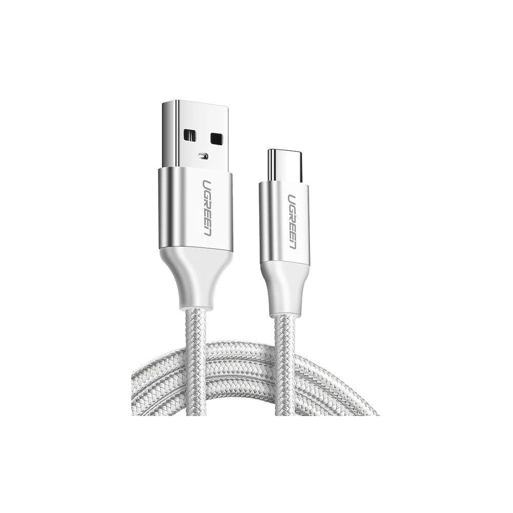Hurtownia GSM - Kabel UGREEN USB-A/USB-C, QC 3.0, 2m (bílý) - UGR1592 - {ean13} - Hurt